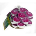 pink tea lights