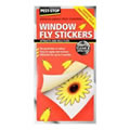 1 pack of Four window Fly Stickers - attracts & kills flies. No pesticides or odour