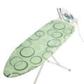 Green HOOPS Design 100% Cotton Ironing Board Cover with Thick Foam Backing