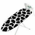 COWHIDE Design 100% Cotton Ironing Board Cover with Thick Foam Backing. Ironing Board not included