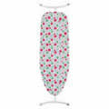 Standard Size Multi Coloured Spots Design 100% Cotton Ironing Board Cover with Thick Foam Backing & Drawstrings. This Cover is Designed to fit Ironing Boards with an Ironing Surface of 96 x 38cms. Ironing Board not included