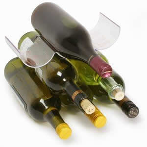 New Caraselle pack of Rakastaka Wine Bottle Stackers as seen on Dragons Den
