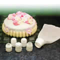 Caraselle Cake Decorating Set with 5 Nozzles & Piping Bag