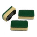 3 Heavy Duty Dishmatic Green Refill Sponges