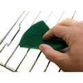 Pack of 3 x Green Ecoforce Recycled Heavy Duty Kitchen Scourer Pads