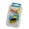 3 Non Scratch Dishmatic White Refill Sponges