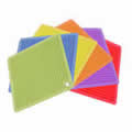 Deluxe Orka Silicone Square Pot Holder & Iron Stand, Assorted Colours