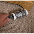The Caraselle Pet Hair Remover Sticky Lint Roller Brush 7.5metres long roll of sticky paper with adhesive surface which can be torn off & thrown away once used. Designed for removing lint, dust & animal hair from clothes & upholstery