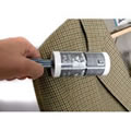 The Caraselle Pet Hair Remover Sticky Lint Roller Brush 7.5metres long roll of sticky paper with adhesive surface which can be torn off & thrown away once used. Designed for removing lint, dust & animal hair from clothes & upholstery