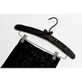 Padded Hanger with Chrome Clips