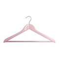 Pink Deluxe Suit Hanger with Non-Slip Trouser Bar