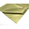 1 Pack of 10 sheets of Deluxe Metallic Gold Colour Acid Free Bleed Resistant Unbuffered Tissue Paper 500 x 700