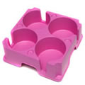 The New Caraselle Pink Muggi Mark 2 Cup Holder for 4 Cups.  Designed & Made in England