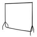 6ft Robust Black Clothes Rail