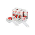 Pack of 2 Sparkly Trident Handled Sticky Rollers + 7 refills