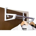 The Unique Over the Door Clothes Organizer that fits over almost any door - ideal for the utility room 