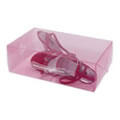 Pink Stackable Shoe Storage Boxes