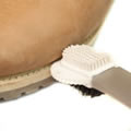 Rubber edges to clean Shoe Welts