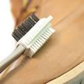 Caraselle Boston Suede & Nubuck Brush with Built-In Shoe Horn