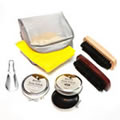 Caraselle Boston Deluxe Shoe Cleaning Kit in a handy Zipped Case