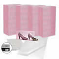 25 x Caraselle Pink Ladies Shoe Boxes + 12 Clear Adhesive PVC Pockets + 25 sheets of Acid Free Tissue Paper