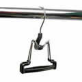 Small Non-Slip Clamp Hanger for Scarves/Shawls/Baby Clothes. 9cm wide & 14cm high