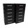 25 Black Stackable Ladies Shoe Boxes