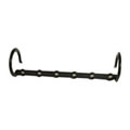 Space saver hanger bar in black