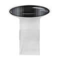 Tozo Spectacle Holder Clear Oval with Grey Stripes