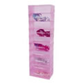12 Stackable Pink Shoe Storage Boxes