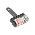 Pack of 2 Silver Caraselle Trident Sticky Roller Brushes 10metres long roll of sticky paper with adhesive surface which can be torn off & thrown away once used. Designed for removing lint, dust & animal hair from clothes & upholstery