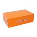 1 Ladies Tangerine Stackable Shoe Box