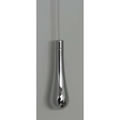 Teardrop aluminium light pull