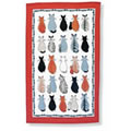"Cats in Waiting" Tea Towel - pack of 1