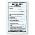 "The Rules" Tea Towel - pack of 1