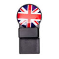 Union Jack Black Round Magnetic Tozo Spectacle Holder