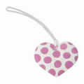 Funky Hearts Design Luggage Labels, assorted colours