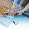 1 Large Size Vacuum Organiser for Hanging Clothes - moths stay out.