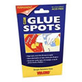 Pack of 80 VELCRO� Brand 12mm Permanent Clear Acid Free Glue Spots (60610)