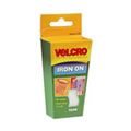 Pack of VELCRO� Brand White Iron On Tape 16mm x 1M (60460)