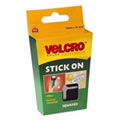 Pack of 24 VELCRO® Brand Black 25mm Stick On Squares (60236)