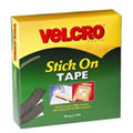 Jumbo Pack of VELCRO� Brand Black Stick On Tape 20mm x 10M (60220)