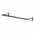 The New & Unique Caraselle Wall Mounted 4ft long Garment Rail with 2 Brackets Finished in Iridescent Bronze.