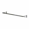 The New & Unique Caraselle Wall Mounted 6ft long Garment Rail with 2 Brackets Finished in Iridescent Bronze.