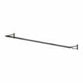 The New & Unique Caraselle Wall Mounted 8ft long Garment Rail with 2 Brackets Finished in Iridescent Bronze.