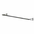 The New & Unique Caraselle Heavy Duty Wall Mounted 6ft long Garment Rail with 2 Brackets Finished in Iridescent Bronze with 1 1/4" dia pole