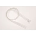 White Nylon Zip 56cm