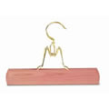 Deluxe Woodlore Super-Smooth Finish Cedar Trouser Clamp Hanger