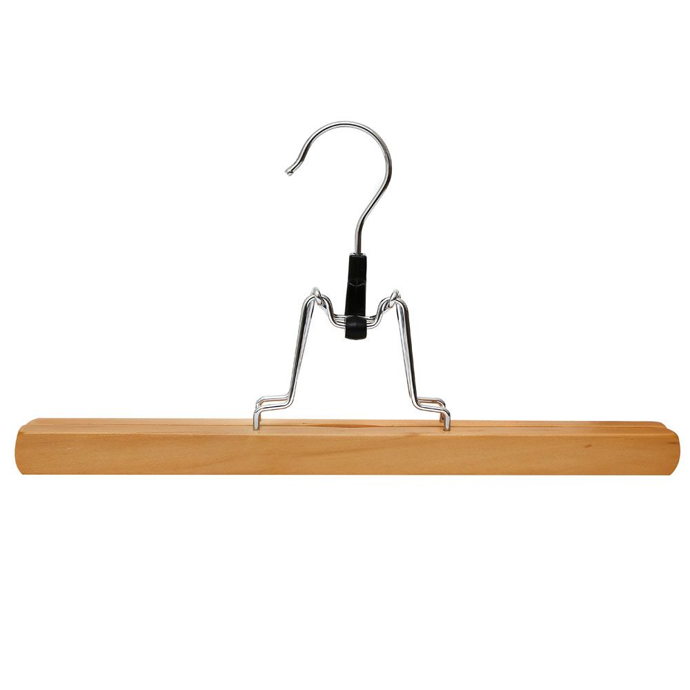 Wooden Clamp Hangers for Skirts  Trousers  The Display Centre