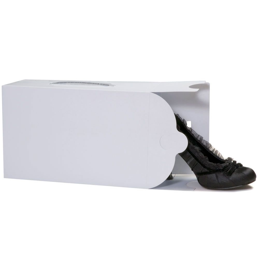 25 White Stackable Ladies Shoe Boxes